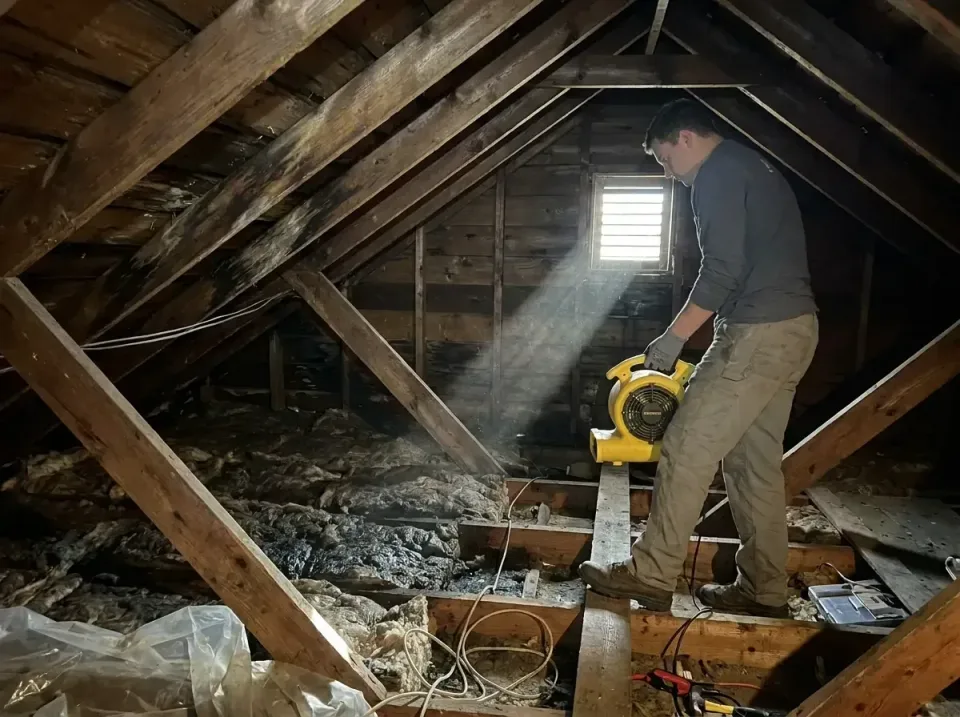 attic-water-damage-drying-proc-007 — frequently asked questions, Emergency Water Extraction & 24/7 Flood Response in Homewoo…